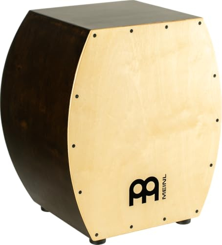 Meinl Percussion Jumbo Arch Bass Cajon - Trommelkiste mit Snare und extrem tiefem Bass - Maple Frontplatte, Vintage Wine Barrel (SUBCAJ8VWB-M)