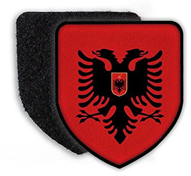 Copytec Patch Albanien Tirana EDI Rama Wappen Fahne Landesehre Aufnäher Zeichen Wappentier Stadtwappen #21902