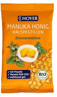 Manukahonig Halspastillen Zitronenmelisse 1 x 30 g