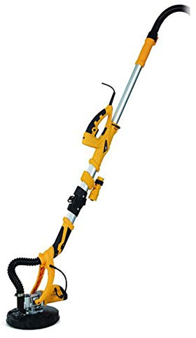Clean Sander 710 Vito Pro-Power Ausziehbarer Schleifer für Gipskartonplatten, Nennleistung 710 W, variable Geschwindigkeit, Teleskoparm verstellbar bis 160 cm, Leerlaufdrehzahl 800-1700 U/min