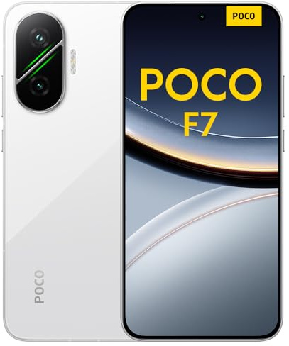 XIAOMI Poco F7 Smartphone, 12+512GB, 6500 mAh Akku, 50MP Sony-Kamera, Weiß