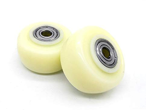 Lot de 2 roulettes en nylon pour canapé-lit 50 mm