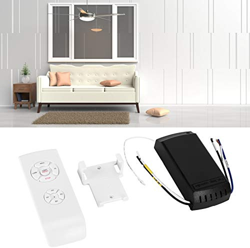 télécommande Universelle sans Fil avec Application pour téléphone Portable,Kit de télécommande de Ventilateur de Plafond, télécommande Intelligente à 3 Vitesses pour contrôle de la lumière du ven