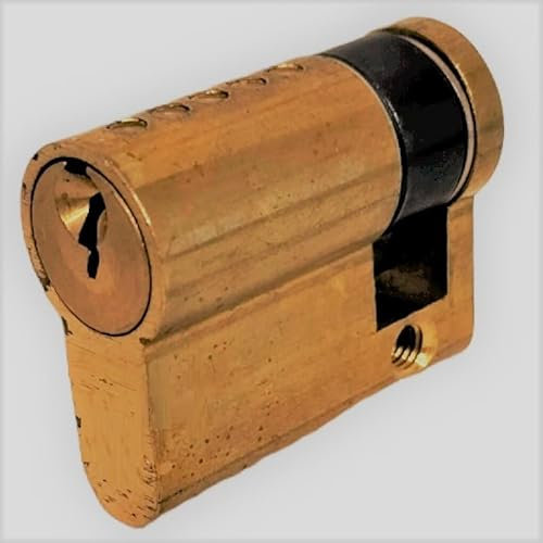 Half Cylinder in Brass 40 MM (30+10) with 3 Keys