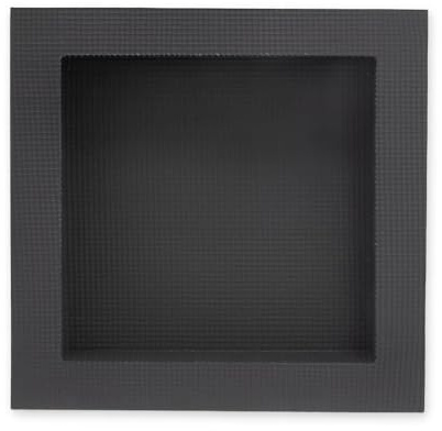 Thermopanel Waterproof Tileable Shower Niche with Flange Made of XPS Foam, Polymer Cement for Wetroom or Bathroom – Space Saving Shower Storage (12 x 12 Inches)