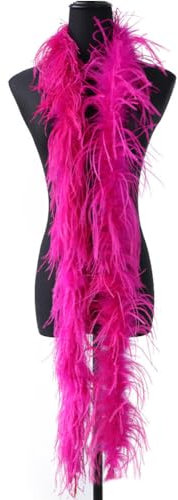 Federboa Weihnachtsboa, 2M Federboa für Weihnachtsbaum Flauschige Weihnachten Band Boa Streifen Girlande Dekoration Federstola Feder Schal Karneval Fasching Stola Kostüm Party Damen Kinder,Rose