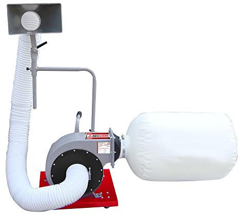 Holzmann Maschinen ABS850DBK_230V impianto di aspirazione 56L 750W