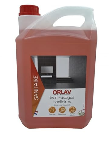 Limpiador sanitario multiusos de flor de jazmín ORLAV 5L