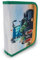 itenga Schüler-Etui 28 teilig gefüllt 1-Zipper Federmäppchen für Jungen und Mädchen (Traktor)