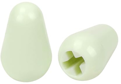 Banworks Imperial 4.9mm 5-Way Toggle Switch Tip Pickup Selector Switch Cap | Guitars 3/16 Switch Knob for USA Fender Stratocaster Strat Telecaster Tele Electric Guitars 2Pcs JT/DWQM-04 Mint Green