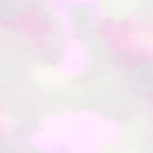 Fluffy Clouds Wallpaper - Cream Pale Pastel Pink - Bedroom Nursery - Delicate Washable - Paste The Wall