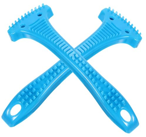 HAPINARY Removedor de Callos para Pies, Lima de Pedicura 2 Piezas, Abs, Mango Ergonómico, Reutilizable, para Uso en Casa y Salón