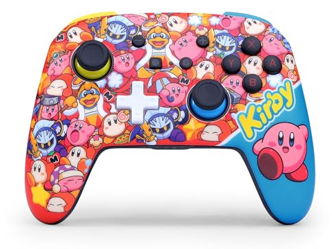 Manette sans fil améliorée PowerA pour Nintendo Switch - Monde de Kirby