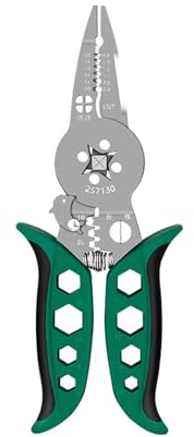 【Multifunktionale Elektrikerzange】Abisolierzange Crimper und Kabelschneider Werkzeug für elektrische Reparaturen Crimpzange elektrisch