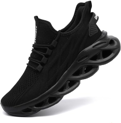 XKOWUO Herren & Damen Turnschuhe zum reinschlüpfen Slip-On Sneakers mit Dickerer Sohle Leichte Atmungsaktive Sportschuhe Bequeme Freizeitschuhe Für Stadt Wandern Training