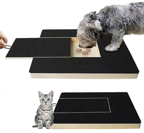L ima Per Unghie Per Cani, L ima Per Unghie In Legno Con Contenitore Per Snack Integrato, Lim a Per U nghie Estraibile In Legno, Carta Vetrata Per Li mare Le U nghie Dei Cuccioli,Garantisce Protezione