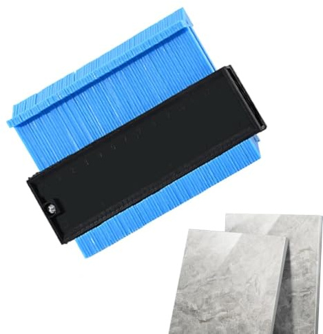 Strumento per contorni, duplicatore di contorni da 25,4 cm, strumento di profilatura pratico per falegnameria, duplicatore di profili per la lavorazione del legno