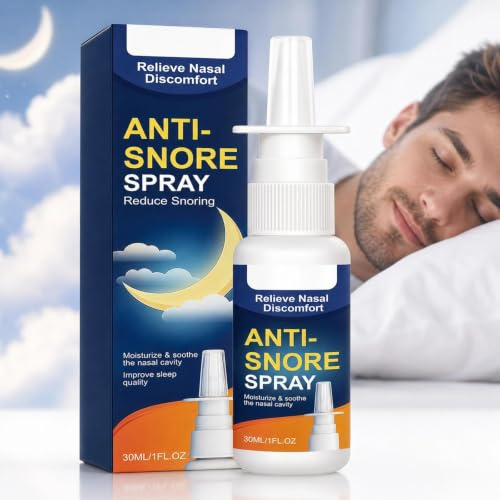 Snoring Aids for Men,Natural Anti Snoring Spray 30ML, Effective Snore Stopper for Men & Women, Opens Airways, Reduces Snoring, Improves Sleep Quality, Snoring Aid