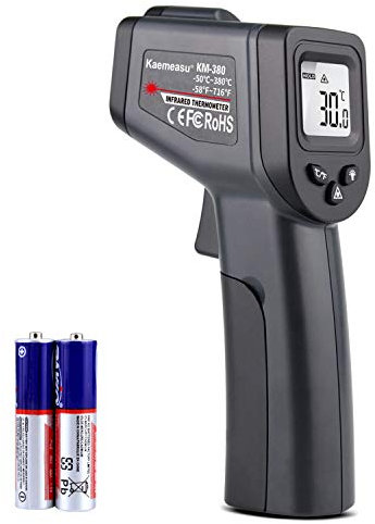 kaemeasu Digital Infrared Thermometer -58℉-716℉ (-50℃ to 380℃) High Precision Handheld Non-Contact Electronic Thermometer ...