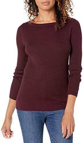 Amazon Essentials Maglione Leggero a Maniche Lunghe, vestibilità Classica Donna