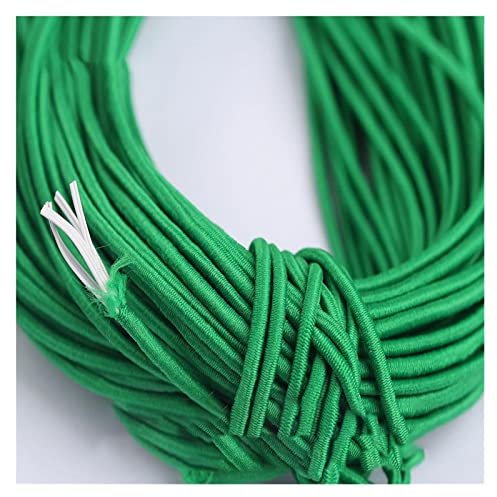 ZZSRJ Banda de elástica de 2 mm de Cuerda elástica de la Cuerda elástica Correo de Goma de Goma Cordera de Cuerda con Cuentas de Cuerda for Ropa de Coser (Color : 18, Width : 2mm)