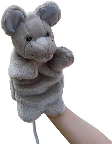 LOMTRATS Hund, Kaninchen, Elefant, Taube, Drache, Ziege, Koala, Panda, Bär, Schaf, Kuh, Handpuppen, Plüschtiere, Spielzeug für fantasievolles Rollenspiel, Geschichtenerzählen, Geschenke für Kinder