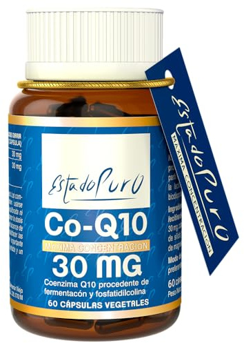 Coenzima Q10 30 mg Estado Puro | CoQ10 Ubiquinona Patentada Kaneka™ | Potente Antioxidante | Reforzada con Fosfatidilcolina para Mayor Asimilación | 100% Vegano, No-GMO | 60 Cápsulas | TONGIL