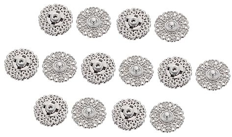 NUOBESTY 10 Paar Kippschalter Druckknöpfe Einrasten Druckknöpfe Annähen Druckknöpfe Für Leder Mantelschnalle Verschlüsse Druckknöpfe Metallknöpfe Verbindungselemente Legierung Kleidung