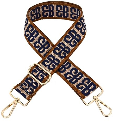 ROYGBCP Ersatz-Schultergurt, verstellbarer Schultergurt, für Damen, Crossbody-Umhängetasche, breite Umhängetasche, Goldfarbene Hardware-Farbe3, Adjustable 28'~50' (65-130cm)