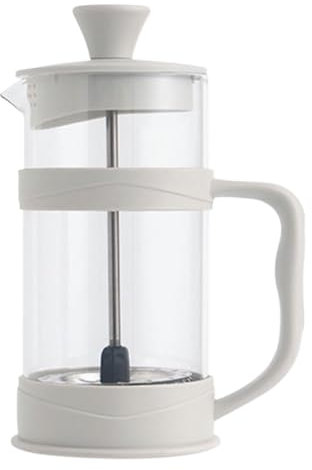 QOKLIYUI Caffettiera a Prova di Esplosione per Gli Appassionati di tè. Caffettiera Francese e caffettiera a stantuffo, 1000 ml