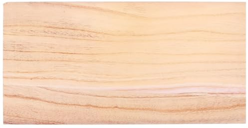 Kontonty Planche de Bois Solide 40X20Cm Écologique Contreplaqué pour Projets DIY Étagères et Meubles Bois Brut Épaisseur 1.1Cm