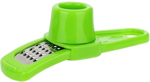 Praktische Mini Reibe für feines Reiben von Knoblauch, Ingwer, Nüssen | Feinreibe |Handliches Küchenwerkzeug, Ergonomisch, Leicht zu Reinigen | Knoblauchreibe, Ingwerreibe, Nussreibe, Reibe