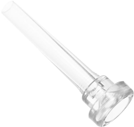 SUPVOX Bocchino Per Tromba in Abs Trasparente Accessorio Ergonomico Per Tromba Bocchino Sostitutivo Ideale Per Pratica Performance Stabile E Suono Chiaro Per Musicisti Principianti Ed Esperti