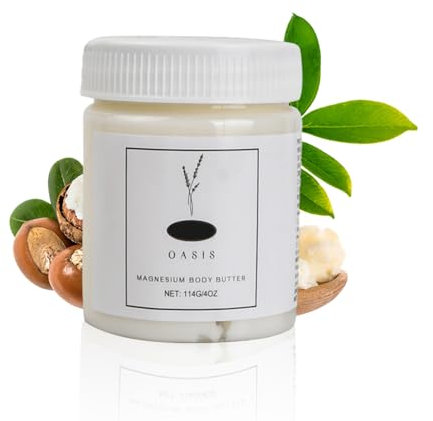 Burro di karitè non raffinato e spremuto a freddo da 114 g, cosmetici naturali, vegano, senza profumo per tutti i tipi di pelle, idratante, ricco di vitamine e acidi grassi essenziali