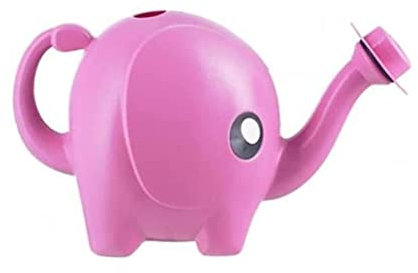 NESPIQ Arrosoir De Jardin Arrosoir for Plantes D'intérieur Pot d'eau en Forme D'éléphant Intéressant Fleur for Jardin Bonsaï Arrosoir Arrosoir À Fleurs(Rose Red)