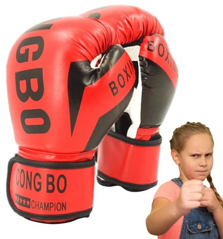 Guantoni da boxe per ragazze, guanti protettivi da combattimento traspiranti, morbidi guanti da boxe per boxe, kick boxing, muay thai