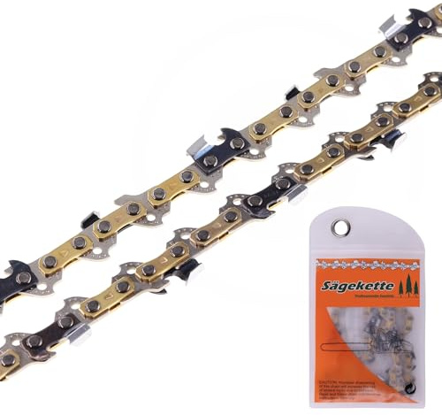DIY-24H Catena per motosega a scalpello completo, lunghezza di taglio 25 cm, 1,3 mm, 3/8, 40 TG, compatibile con Alpina, Dolmar e molto altro ancora