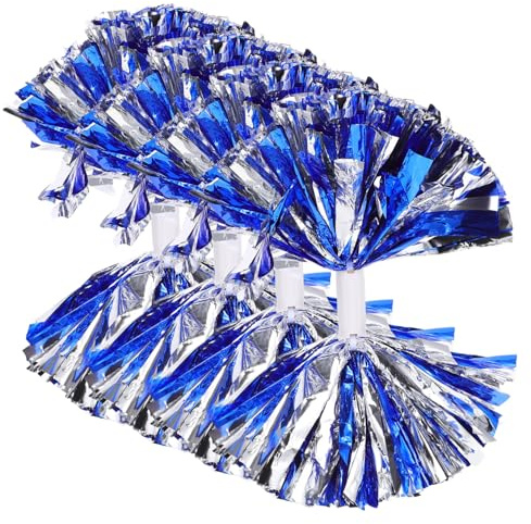 JOINPAYA 4pezzi Fiocchi da Cheerleading in Colori Vivaci Impugnatura Liscia per Competizioni Sportive Festival e Spettacoli Inclusi