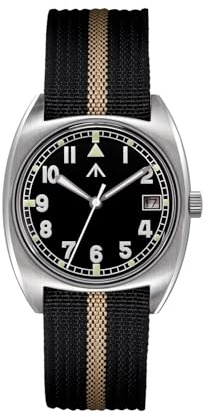 TACTICAL FROG Militado ML17 36 mm Militär-Quarzuhr, Superleuchtende Felduhren für Herren, 100 m wasserdicht