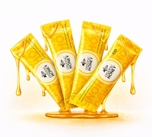 Miel Afrodisíaca Premium con Ingredientes Tradicionales – Sabor Intenso & Receta Inspirada en Tradiciones – 4 Sticks de 10 g