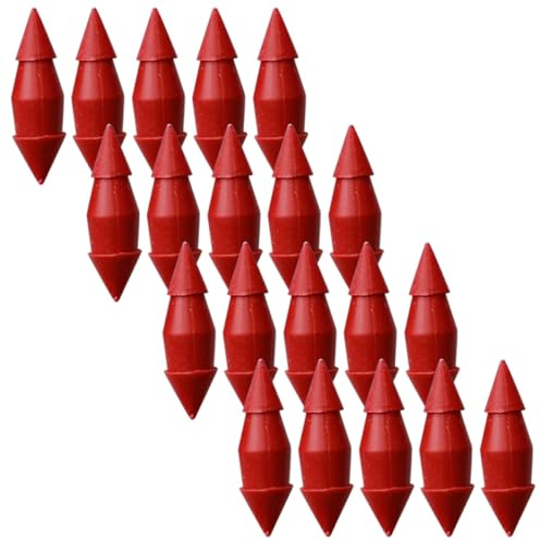 DECHOUS Tapones de Riego por Goteo para Jardín, 50 Piezas de Plástico Rojo para Bloqueo de Agujeros, Accesorios para Manguera de Riego, Uso en Jardinería y Huertos