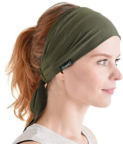 Stirnband Herren Bandana Kopftuch, Haarband Damen Wickeln Lange Dekorative Bänder, Schweißbänder Japanische Mode, Zubehör Für Pirat Ninja Khaki