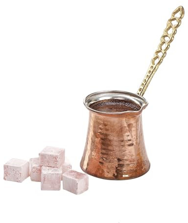 DESTALYA Set di Caffettiere Turche (Caffettiera con Cucchiaio)