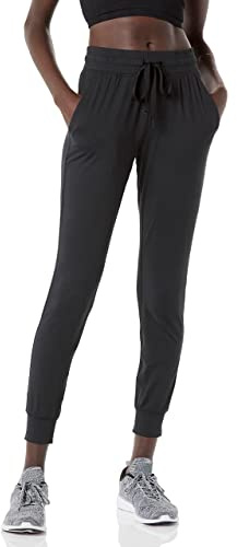 Amazon Essentials Pantalón Jogger, Elástico, Técnico, Afelpado - Colores interrumpidos Mujer