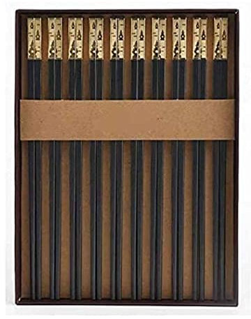 Bacchette Sushi, Bacchette Cinesi Lavabili Bacchette Riutilizzabili, Bacchette In Lega Di Alta Qualità, Bacchette, Antiscivolo, Resistenza Alle Alte Temperature, Placcate In Oro, Set Regalo Di 10 Paia