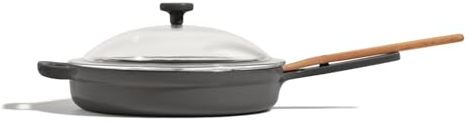 Our Place Cast Iron Always Pan | Premium Enameled, Toxin-Free Surface | 10-inch 8-in-1 Multifunctional Cookware System | Lid, Handle Covers | Heavy Duty Skillet | Oven & High Heat Safe | Char