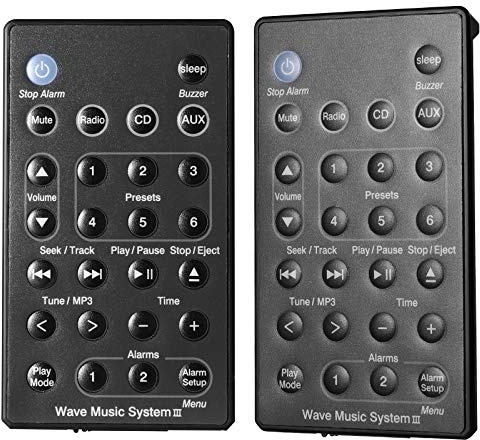 Universal Ersatz Fernbedienung kompatibel mit Bose Sound Touch Wave Music Radio System I II III IV (ohne Akku)