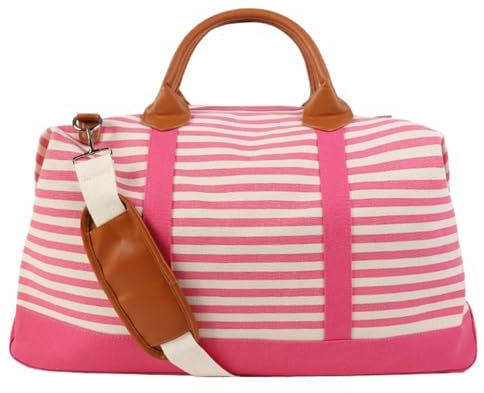 Reise Kleidersack Reisetasche Reisetaschen Mit Reißverschluss, Canvas-Tasche, Weekender-Übernachtungstasche Für Damen, Handgepäck-Seesack Handgepäck-Kleidersack Kleidersäcke für Reisen (Color : F, S