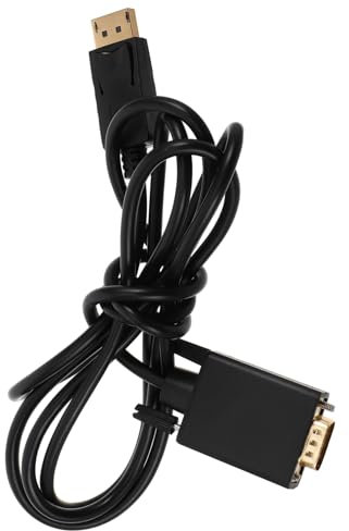 SHINEOFI 1.8m Línea De Conversión Vga De Adaptador para Monitor De Computadora Cable para Pantalla De Monitor Enlace Displayport Extensión