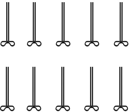 Bäder Lackfabrik Tubenroller Schwarz – Tubenquetscher, Tubenausdrücker, Tubenpresse 3-35ml Alutuben, Clip-Funktion, Für Industrie, Handwerk, Werkstatt, Kosmetik, Haushalt 5er/10er Pack (10, Pack)
